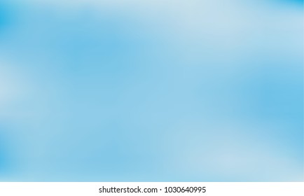 Blue-white blurred background. Smooth gradient texture color. Vector illustration. Pale light website pattern, Web and Mobile Applications, social media,banner header or sidebar graphic  
