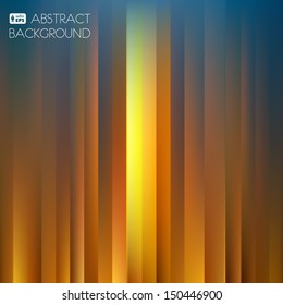 Blue-Yellow Dark Abstract Striped Background. Vector Illustration.