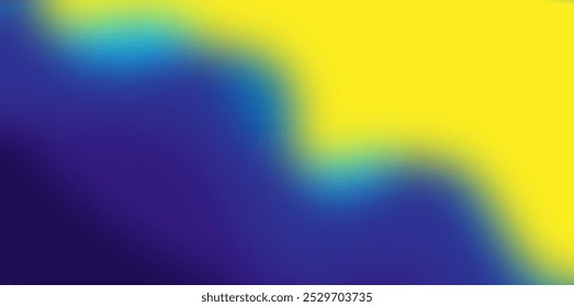 Blue-yellow gradient. Blurred background. Symbol of Ukraine.