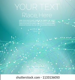 bluish abstract connection background
