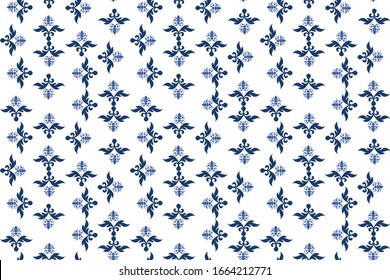 Bluish color abstract vector repeat pattern design Great for fall spring summer time modern fabric, wallpaper, backgrounds, invitations, packaging design projects Surface pattern design