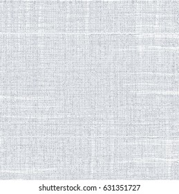 Bluish distressed linen texture. Abstract vector.