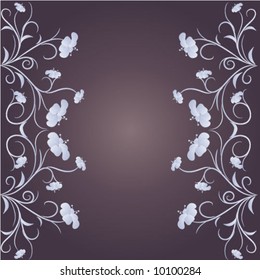 bluish floral