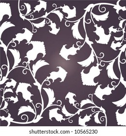bluish floral