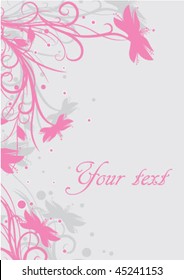 bluish floral