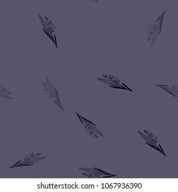bluish gray with flower petals