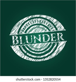 Blunder on blackboard