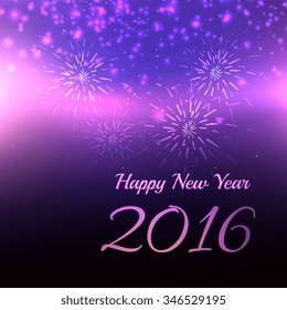 blur 2016 happy new year design