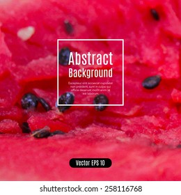 Blur abstract background. Blurred image watermelon.