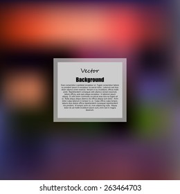 Blur abstract background. EPS 10
