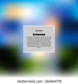 Blur abstract background. EPS 10