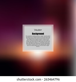 Blur abstract background. EPS 10