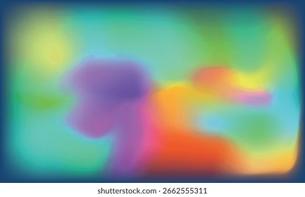 Fondo abstracto desenfocado con multicolor 
