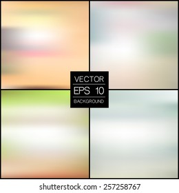 blur abstract background set. blurred image
