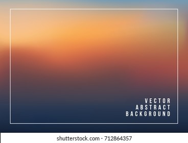 Blur Abstract Background . Template for your Design . Isolated Vector Illustration