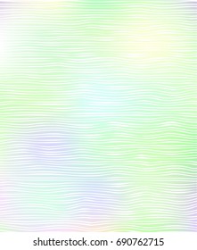 Blur abstract background  wavy lines. Colorful gradient defocused backdrop.Vector illustration.Space for text .