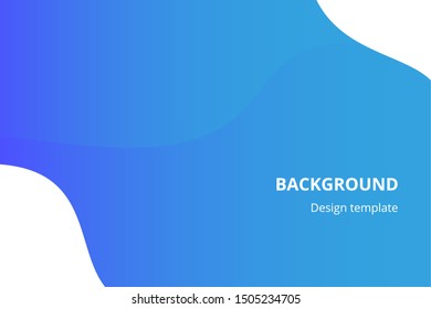 Blur abstract geometric background.Trend gradient. Fluid shapes composition. Eps10 vector. - Vector