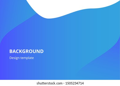 Blur abstract geometric background.Trend gradient. Fluid shapes composition. Eps10 vector. - Vector