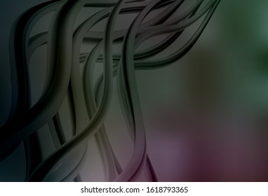 Blur abstract illustration with thin curve lines. Best choice for your perfect design.