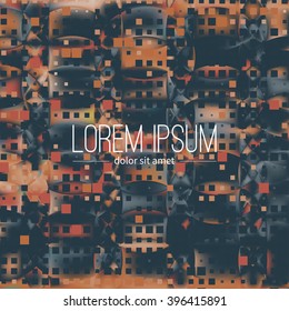 Blur abstract modern background.Template for poster.Vector design.