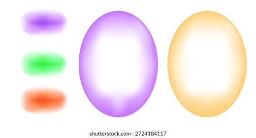 Borde de fluido de aurora borrosa, marco. Efecto líquido suave vibrante Y2k. Flujo de neón, gradación de color. Mezcla de malla con luz de neón suave holográfica