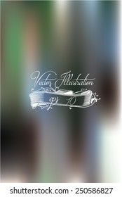 Blur background. Abstract defocused vector illustration.