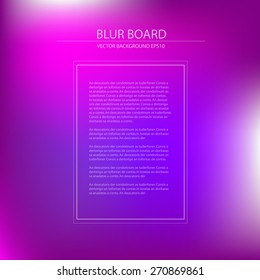 Blur background with blue and purple violet color and space for text and message artwork design