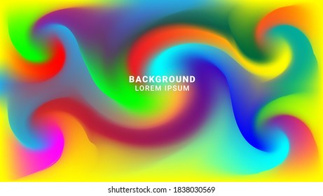El fondo de desenfoque con gradiente de color completo es adecuado como fondo de pantalla