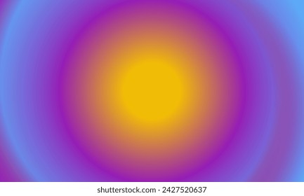 Blur Background Gradient with Noise Grain Effect. Swirl multicolors gradient background, color gradation circle with grain noise texture watercolor abstract holographic blur. Color gradient soft blend