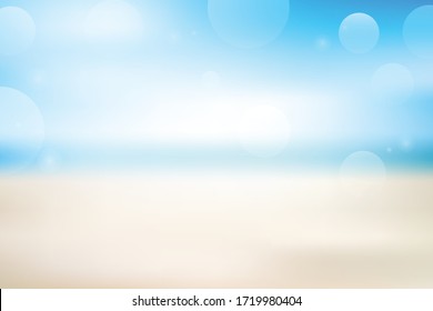 Blur Beach Sand Abstract Background Bokeh Stock Vector (Royalty Free