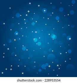 Blur bokeh Abstract bright color background. Sparkles and bokeh. Shiny and glowing