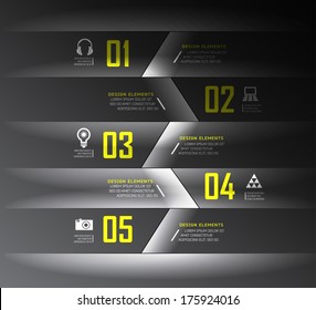 Blur business step transparent and shadows options banner. Vector illustration. can be used for , diagram, number options, step up options, web template, infographics. Blur, shadows background