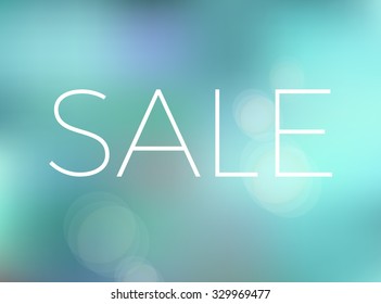 blur clouds sale vector minimalistic banner 