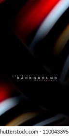 Blur color wave lines abstract background. Vector illustration for app wallpaper, business presentation or web banner