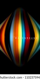 Blur color wave lines abstract background. Vector illustration for app wallpaper, business presentation or web banner