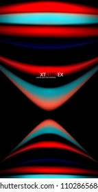 Blur color wave lines abstract background. Vector illustration for app wallpaper, business presentation or web banner