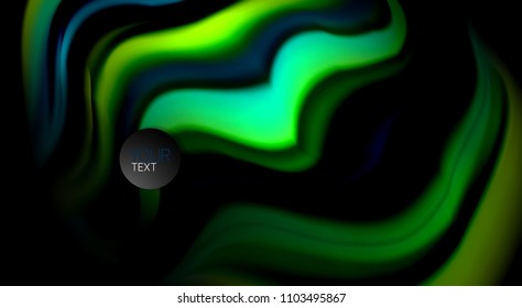 Borroso color de las líneas de onda de fondo abstracto. Ilustración vectorial para fondo de pantalla de aplicaciones, presentación empresarial o banner web