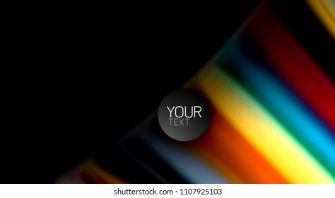 Unscharfe farbige Wellenlinien abstrakter Hintergrund. Vektorgrafik für App-Bildschirmhintergründe, Geschäftspräsentationen oder Webbanner