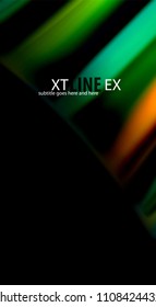 Blur color wave lines abstract background. Vector illustration for app wallpaper, business presentation or web banner