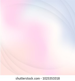 Blur colorful gradient wave curve abstract background. Vector EPS10 graphic art design.