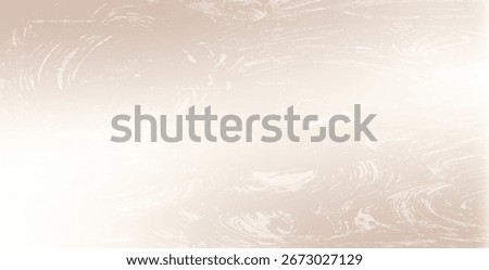 Blur cream beige gradient with fogged glass. Gradation calm nude color background with ice or snow frosted texture. Abstract neutral backdrop. Pastel brown beauty wallpaper. Vector delicate cover.