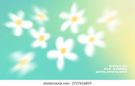 Fondo primavera flores margarita