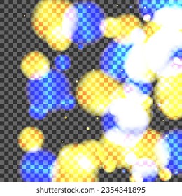 Blur Dot Background Transparent Vector. Ball Wallpaper Design. Spray Template. Purple Spot Neon Texture. Pink Grain.