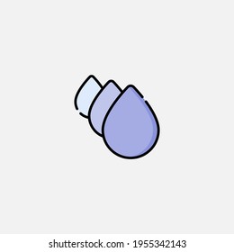 Blur effect icon sign vector,Symbol, logo illustration for web and mobile