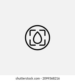 Blur effect icon sign vector,Symbol, logo illustration for web and mobile