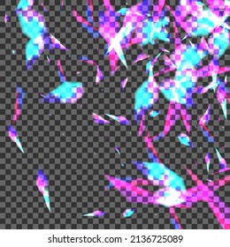 Blur Flare Background Transparent Vector. Spark Splash Texture. Multicolored Gleam Wallpaper. Shine Focus. Spot Decoration Design.