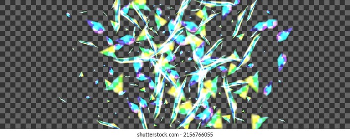 Blur Flare Background Transparent Vector. Spark Soft Template. Green Night Card. Orange Spread. Particle Celebrate Illustration.