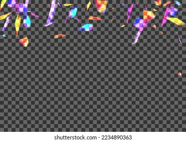 Blur Glare Background Transparent Vector. Flare Happy Illustration. Orange Luxury Card. Multicolored Romance. Twinkle Dreamy Design.