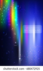 Blur glitter background with little stars
