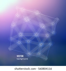 Blur gradient background color with bright light glowing lines prospects effekt lattice. Graphic template. Abstract illustration for EPS 10 business leaflets layout, newsletters, presentation template